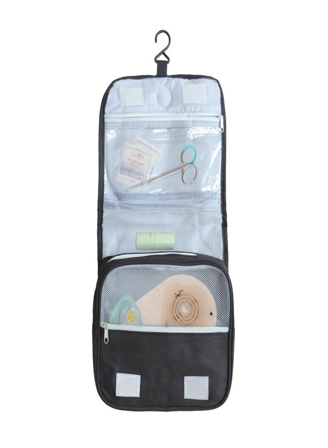 Welsoon Ostomy Travel Bag - Hanging Ostomy Supplies Bag for Colostomy, Ileostomy, Random Color - Image 1